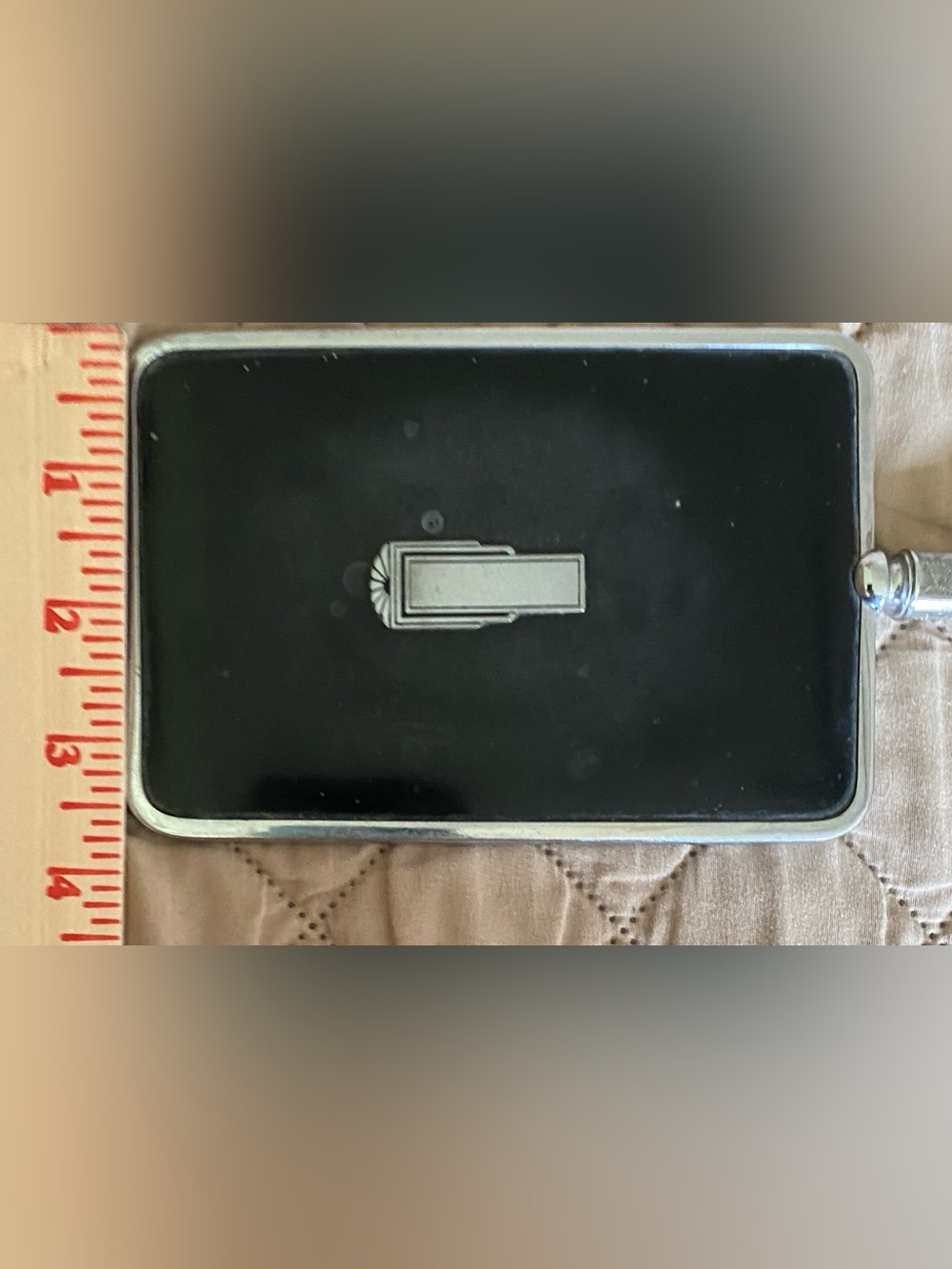 Vintage 20s Flapper Hand Held Ornate Vanity Mirror Art Deco - Picture 9 of 9